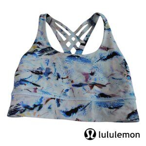 Lululemon 8 Athletic Sports Bra Multi-color Printed